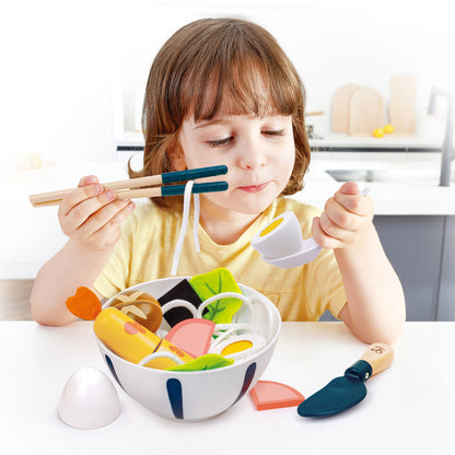 Hape: Slurp-Slurp Udon Set - 11pc, Wooden Food Toy