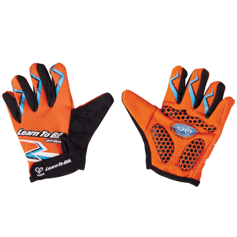 Hape: Sports Rider Gloves: Orange - Medium Size - Riding & Bike, Ages 3+