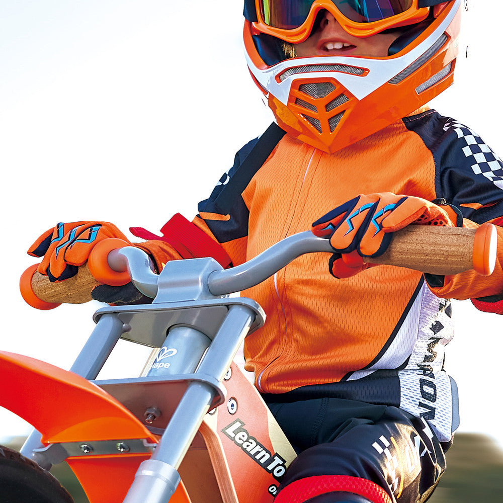 Hape: Sports Rider Gloves: Orange - Medium Size - Riding & Bike, Ages 3+