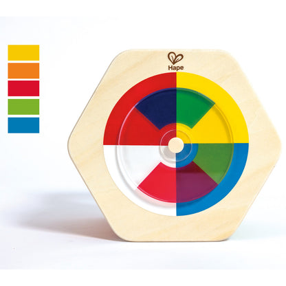 Hape: Wooden Wonder Shape Sorter - Rainbow Sorting Play Toy