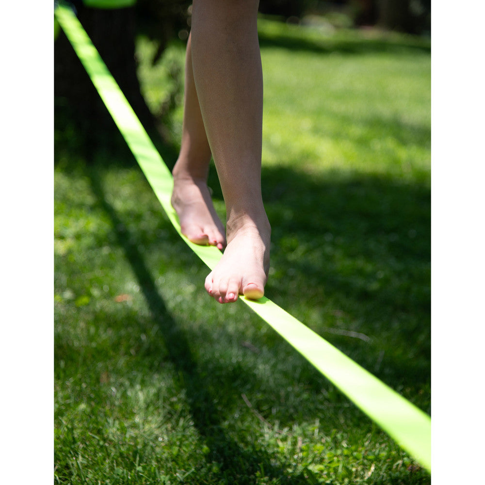 Treslines: Classic Slackline 50 ft - Ratchet Between 2 Trees, Kids Ages 5+