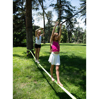 Treslines: Classic Slackline 50 ft - Ratchet Between 2 Trees, Kids Ages 5+