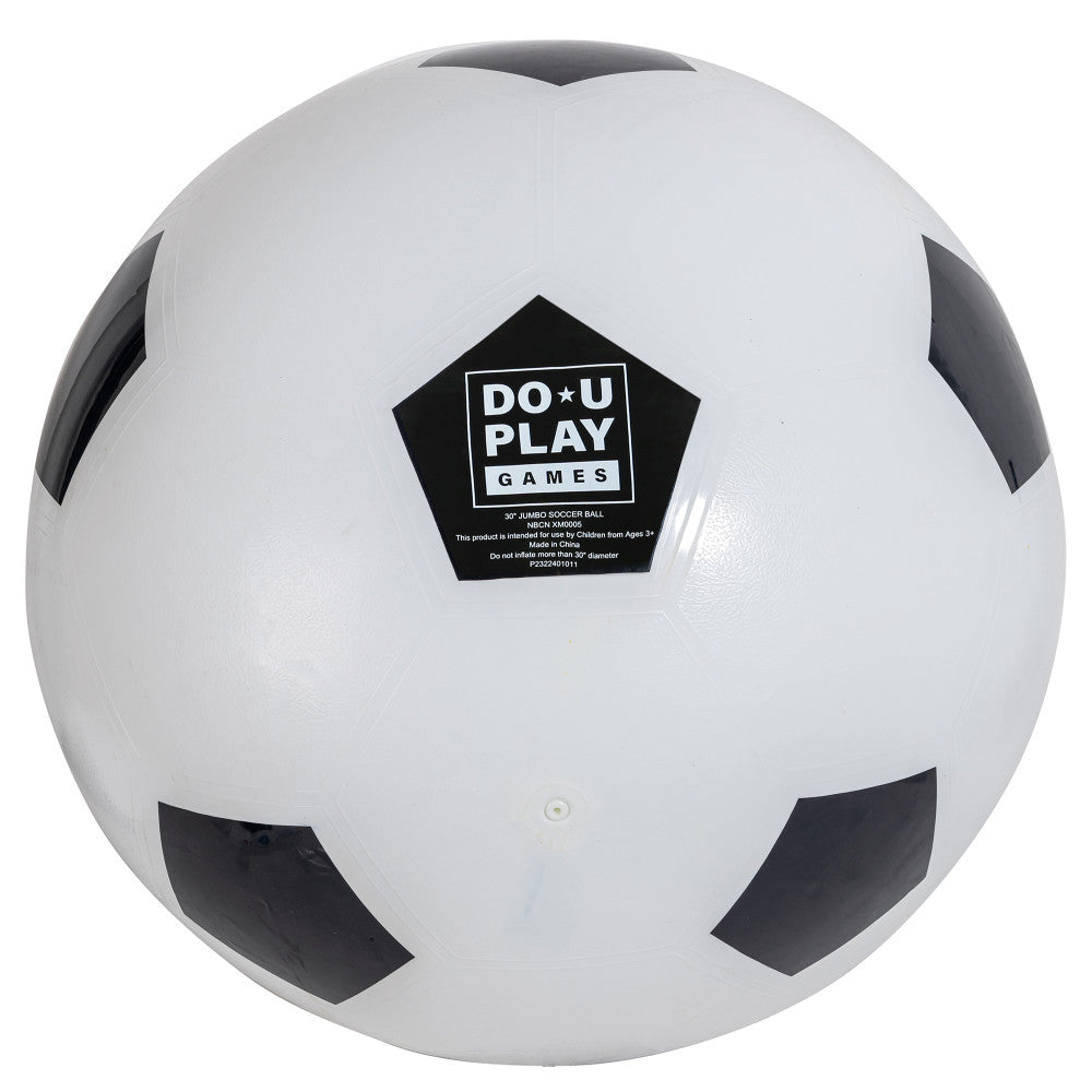 Do-U-Play: Jumbo Soccer Ball - 30" Inflatable Ball, Kids Ages 3+