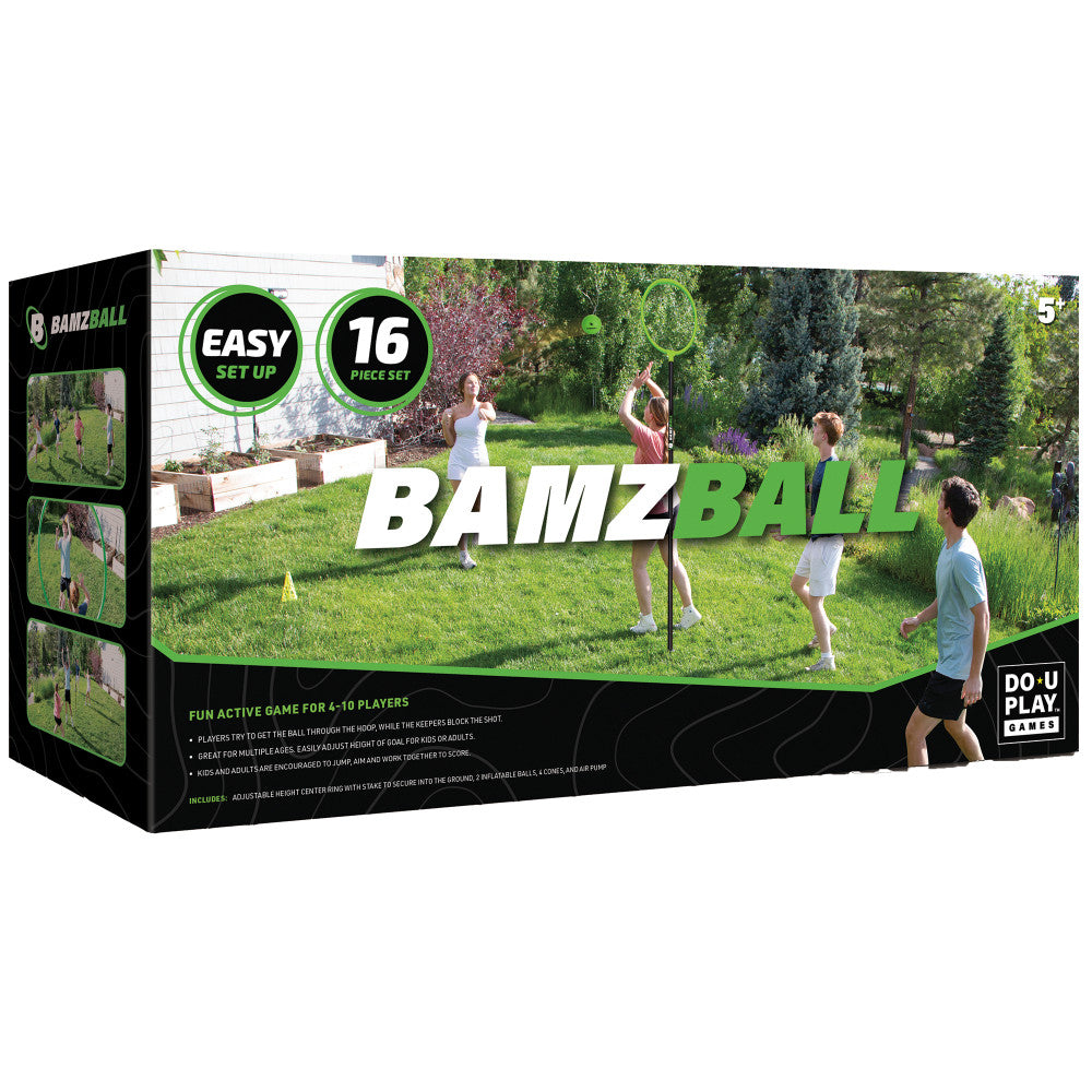 Do-U-Play: Bamzball Game 2ct Balls - Quidditch Meets Basketball, Ages 5+, 4-10 Players