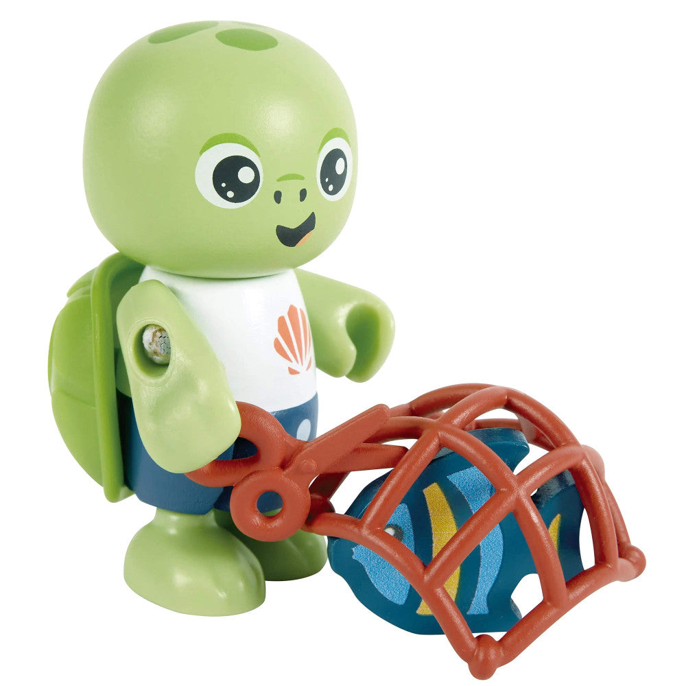 Hape: Kayl & Wai Set - 2 Turtle Articulated Toy Figurines