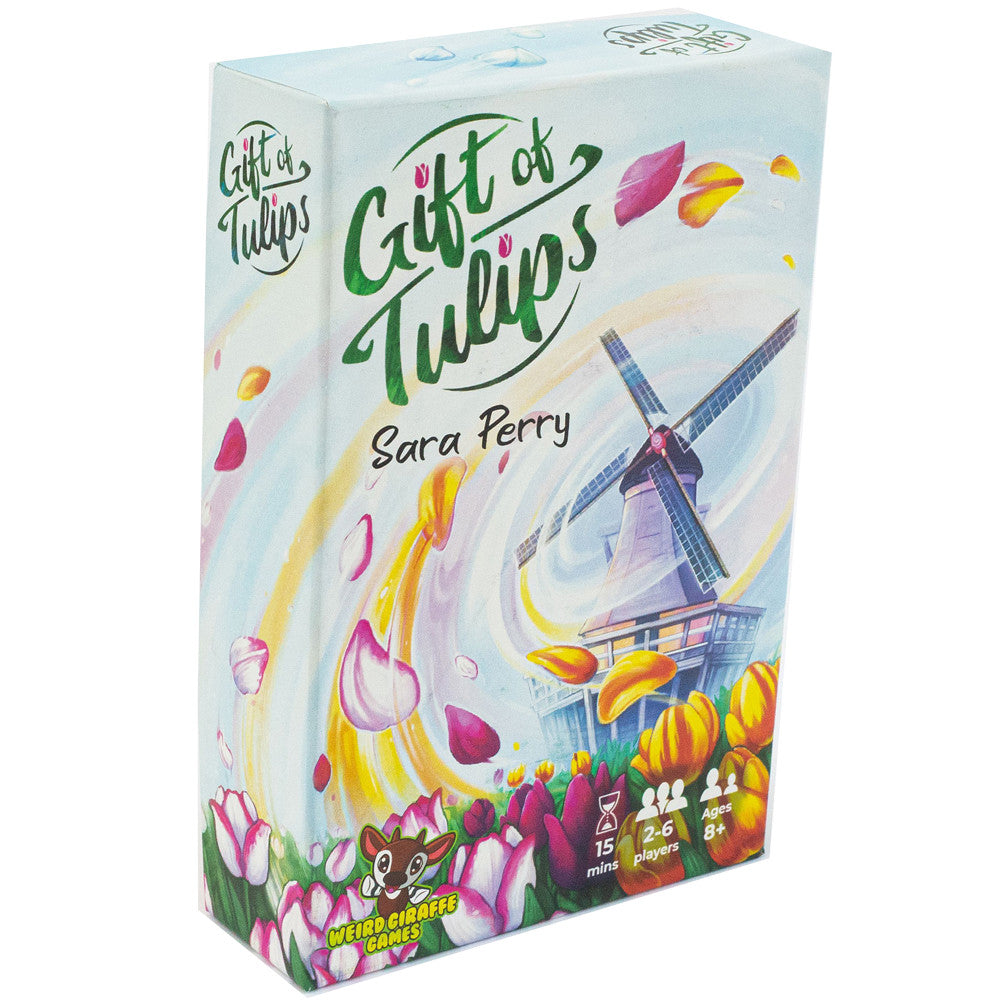 Gift of Tulips Bouquets Building Card Game for Ages 8+