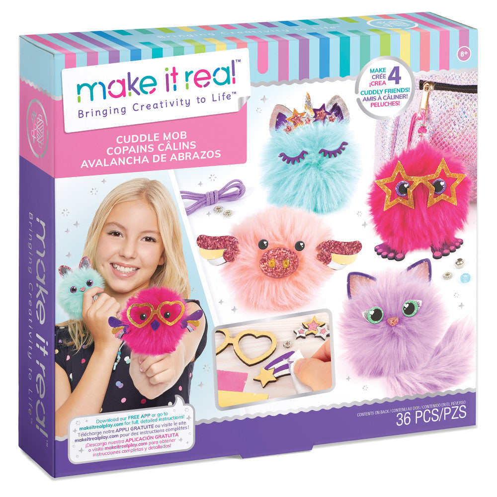 Make It Real DIY Cuddle Mob Pom Pom Character Creation Kit