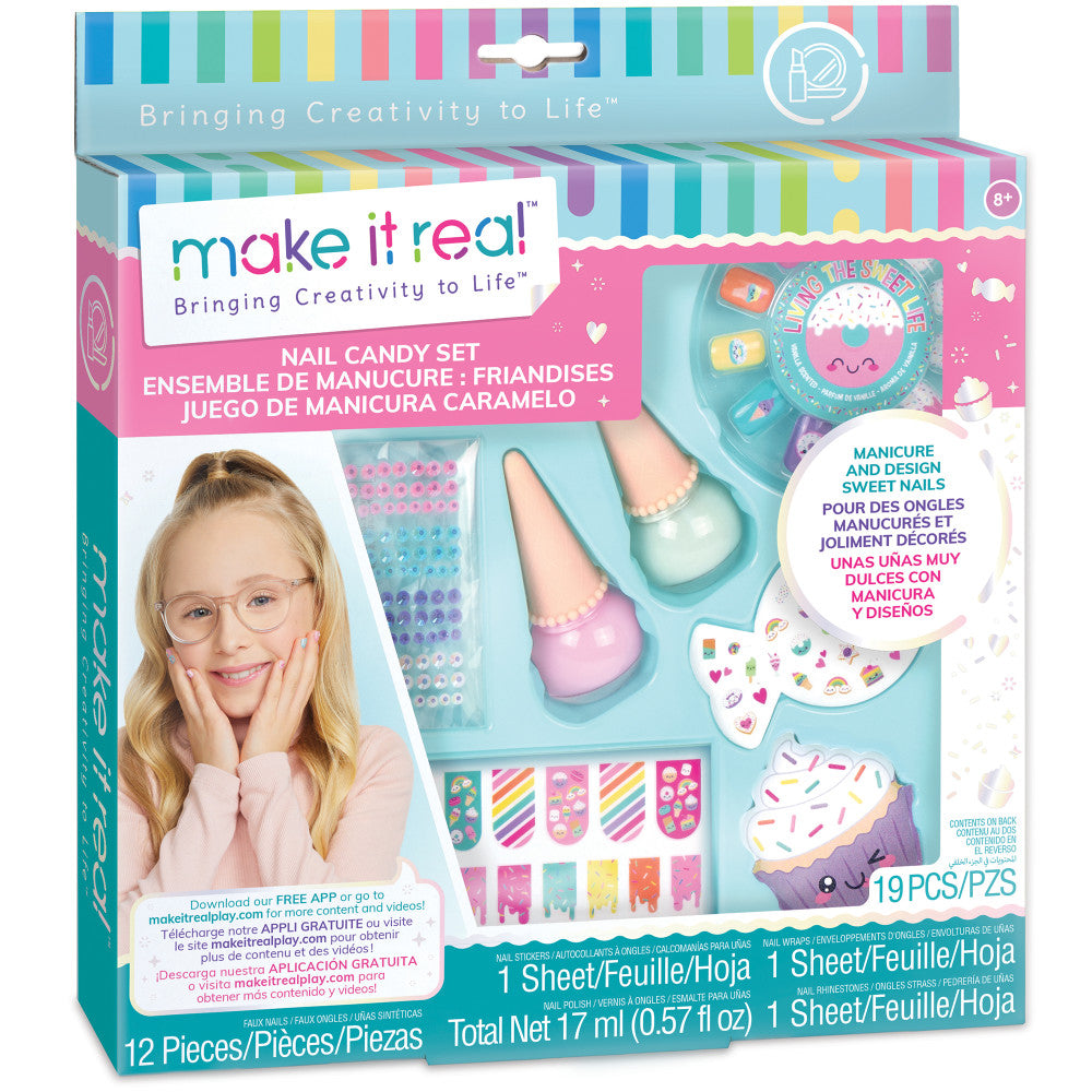 Make It Real Candy Themed DIY Nail Art Kit - Vanilla Scented