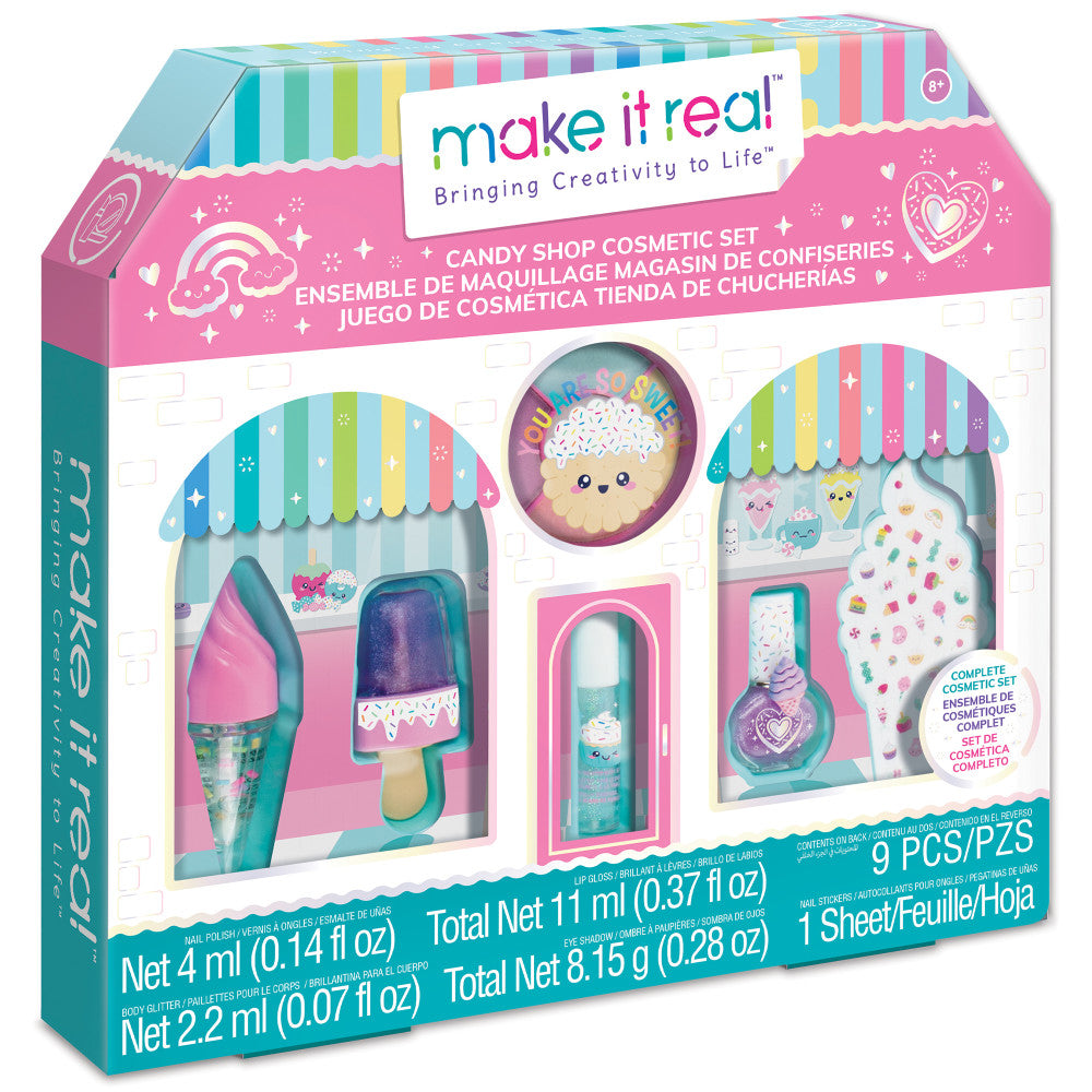 Make It Real Candy Shop Cosmetic Set - Tween Makeup Kit