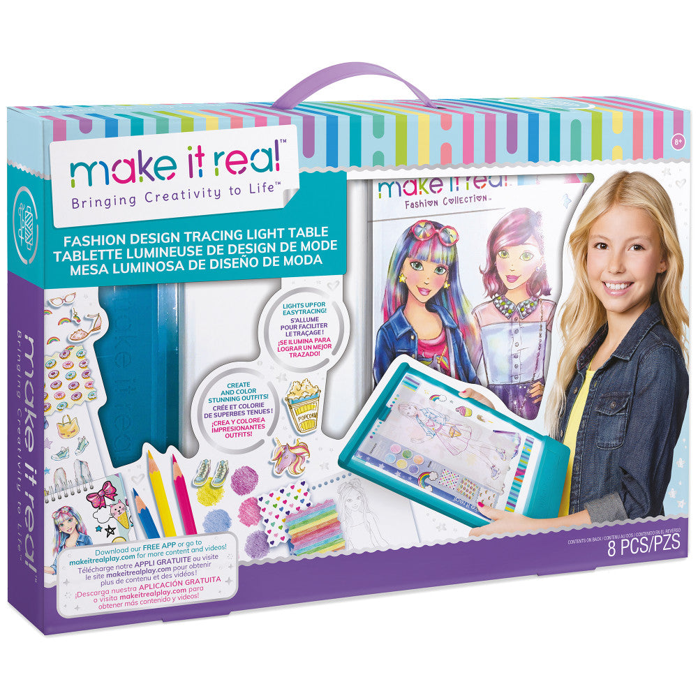 Make It Real Fashion Design Tracing Light Table Kit