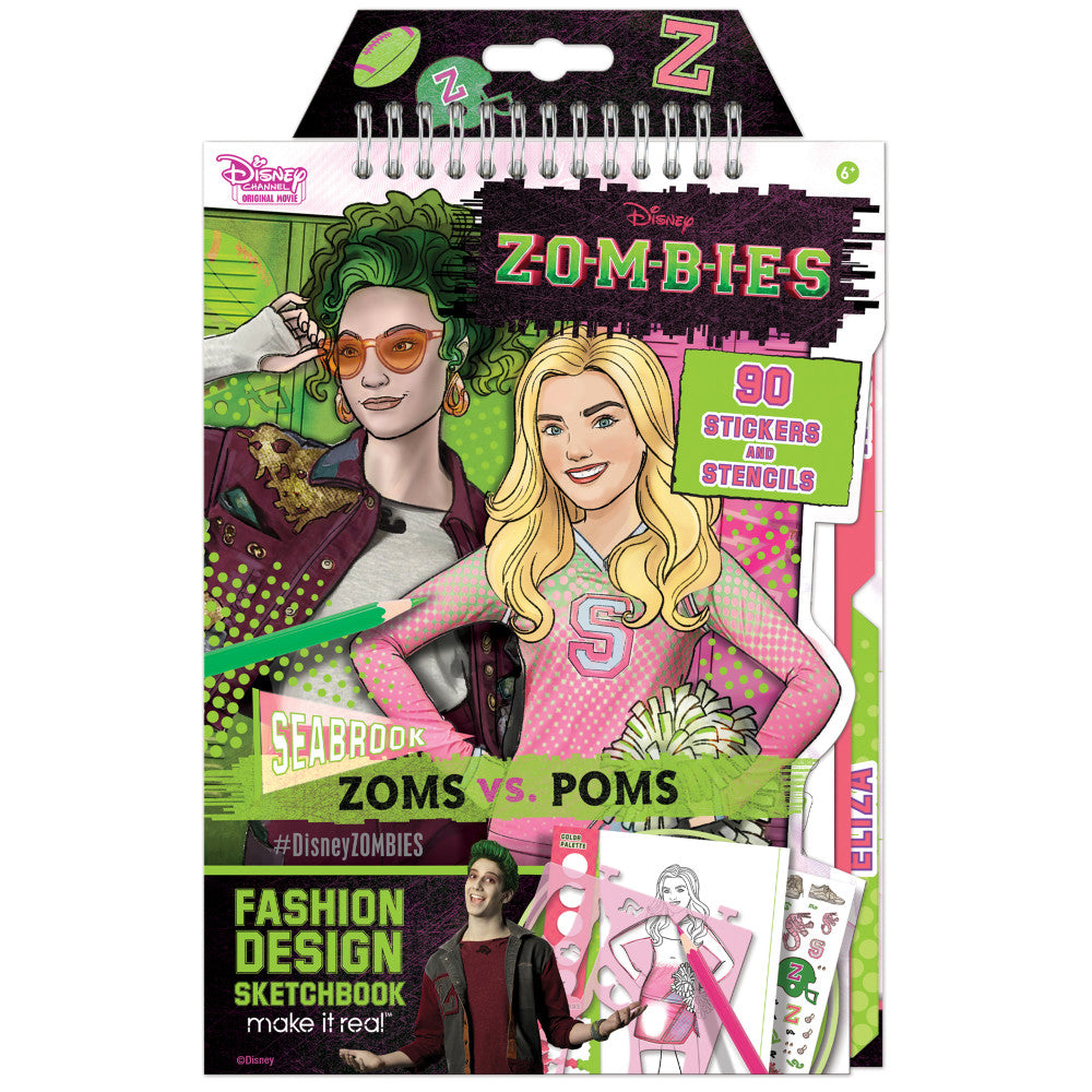 Disney Zombies Fashion Design Sketchbook - Creative Arts Kit