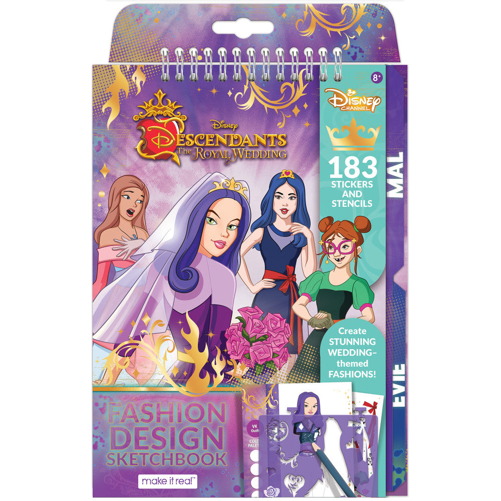 Disney Descendants Royal Wedding Fashion Design Sketchbook