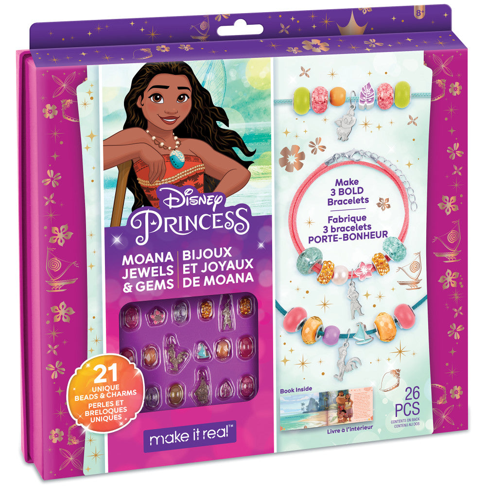 Disney Princess Moana Jewels & Gems Bracelet Making Kit