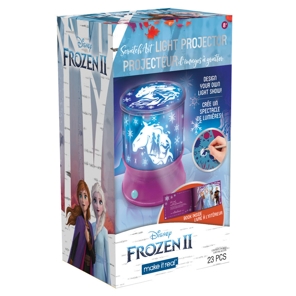 Disney Frozen 2 Scratch Art Light Projector - Magical Room Decor