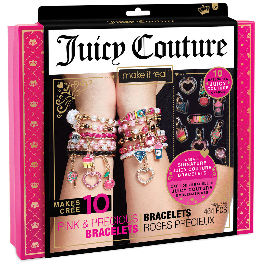 Juicy Couture Pink & Precious DIY Bracelet Kit - Fashion Jewelry Crafting Set