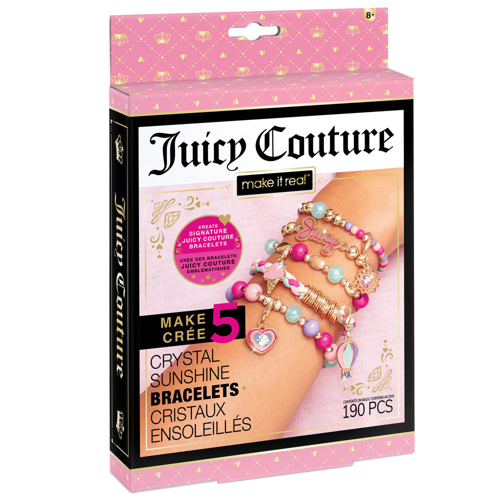 Juicy Couture Mini Crystal Sunshine DIY Bracelet Kit - Colorful Beads & Charms