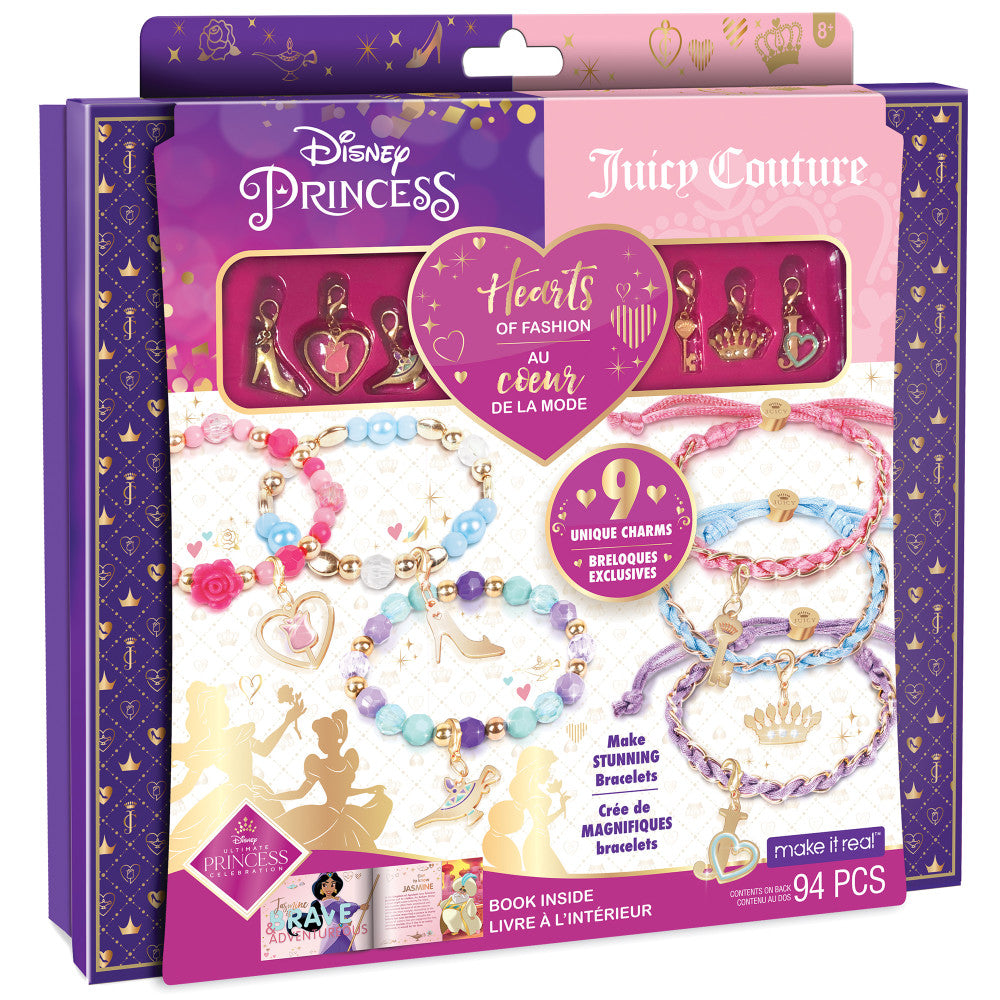 Disney Princess X Juicy Couture Hearts of Fashion Bracelet Kit