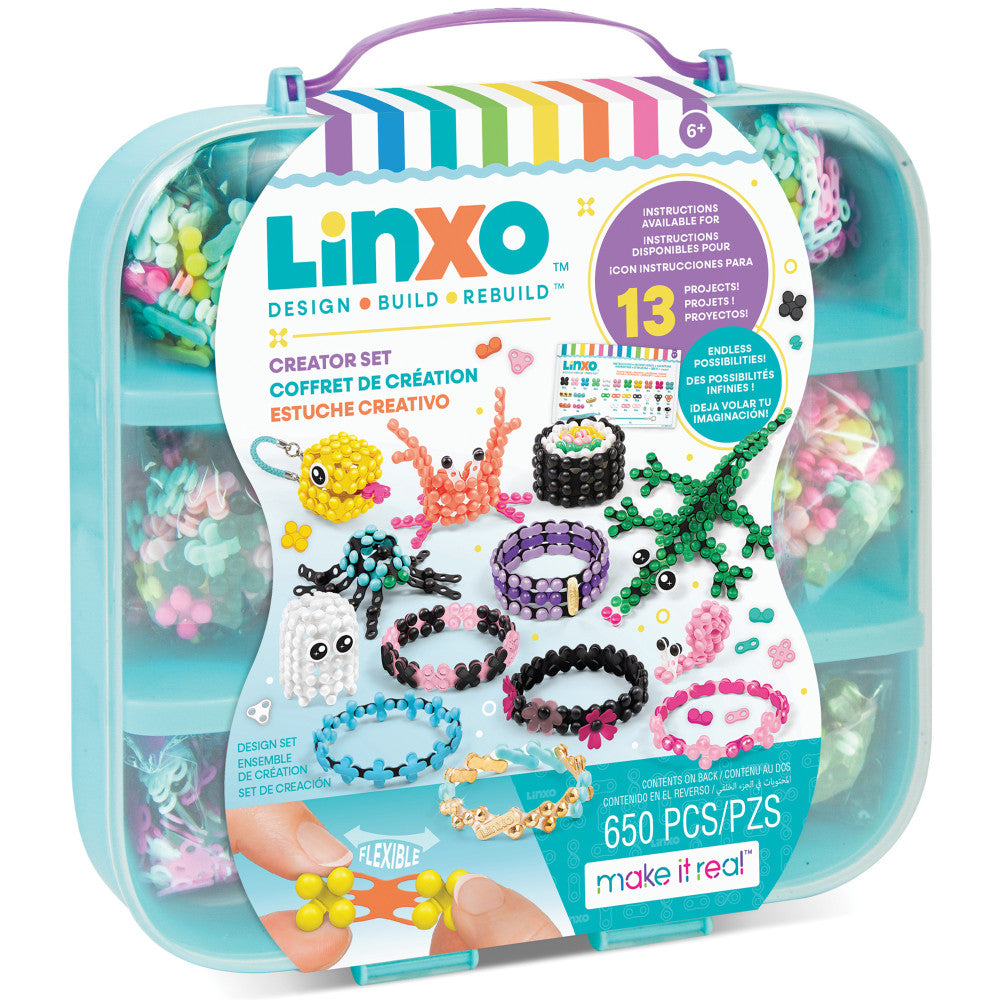 Make It Real: LinXo Creator Set - 650 pcs, DIY 13 Projects