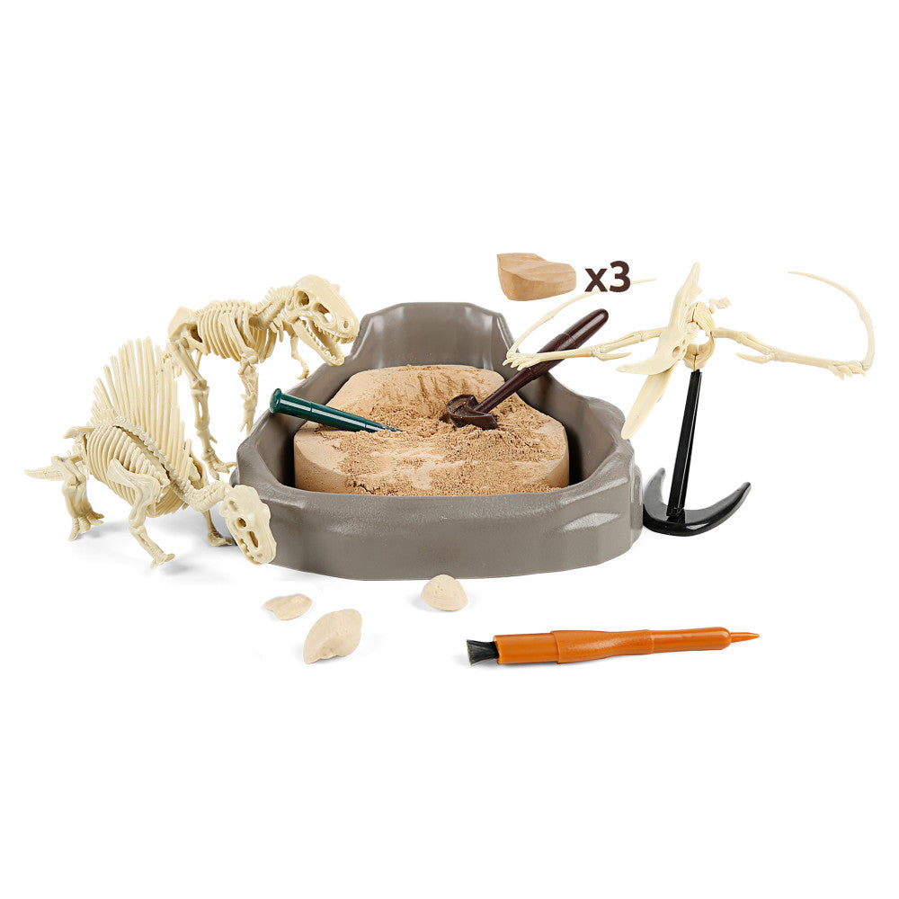 Hape: Science Can: Mesozoic Super Dinosaur Fossil Dig Kit