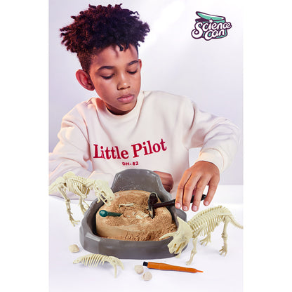 Hape: Science Can: Mesozoic Super Dinosaur Fossil Dig Kit