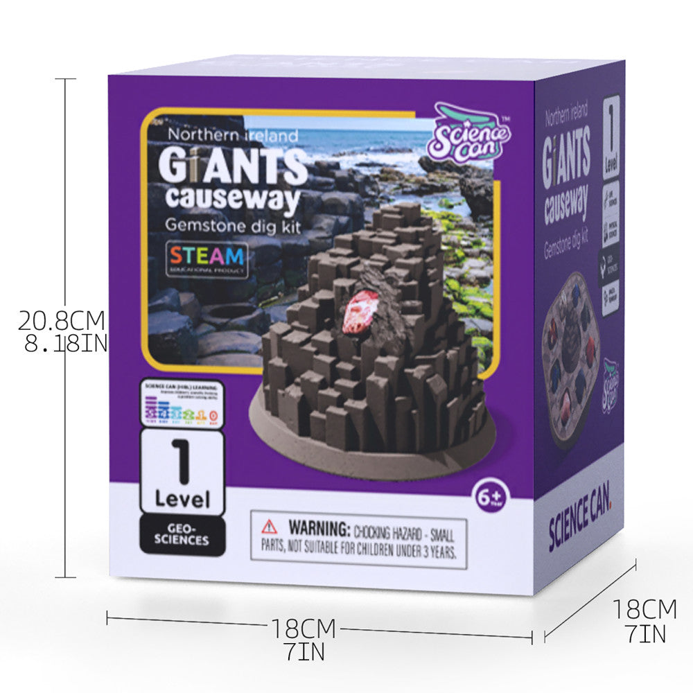 Hape: Science Can: Northern Ireland Giants Causeway Gemstone Dig Kit