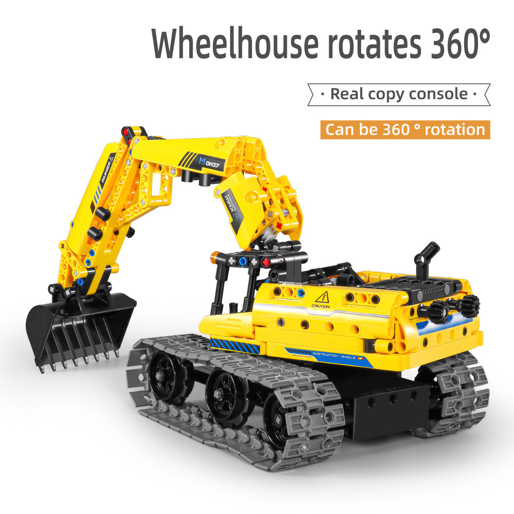 iM.Master STEM Academy: Mechanical Master - R/C 3-In-1: Excavator & Robot - 430pcs