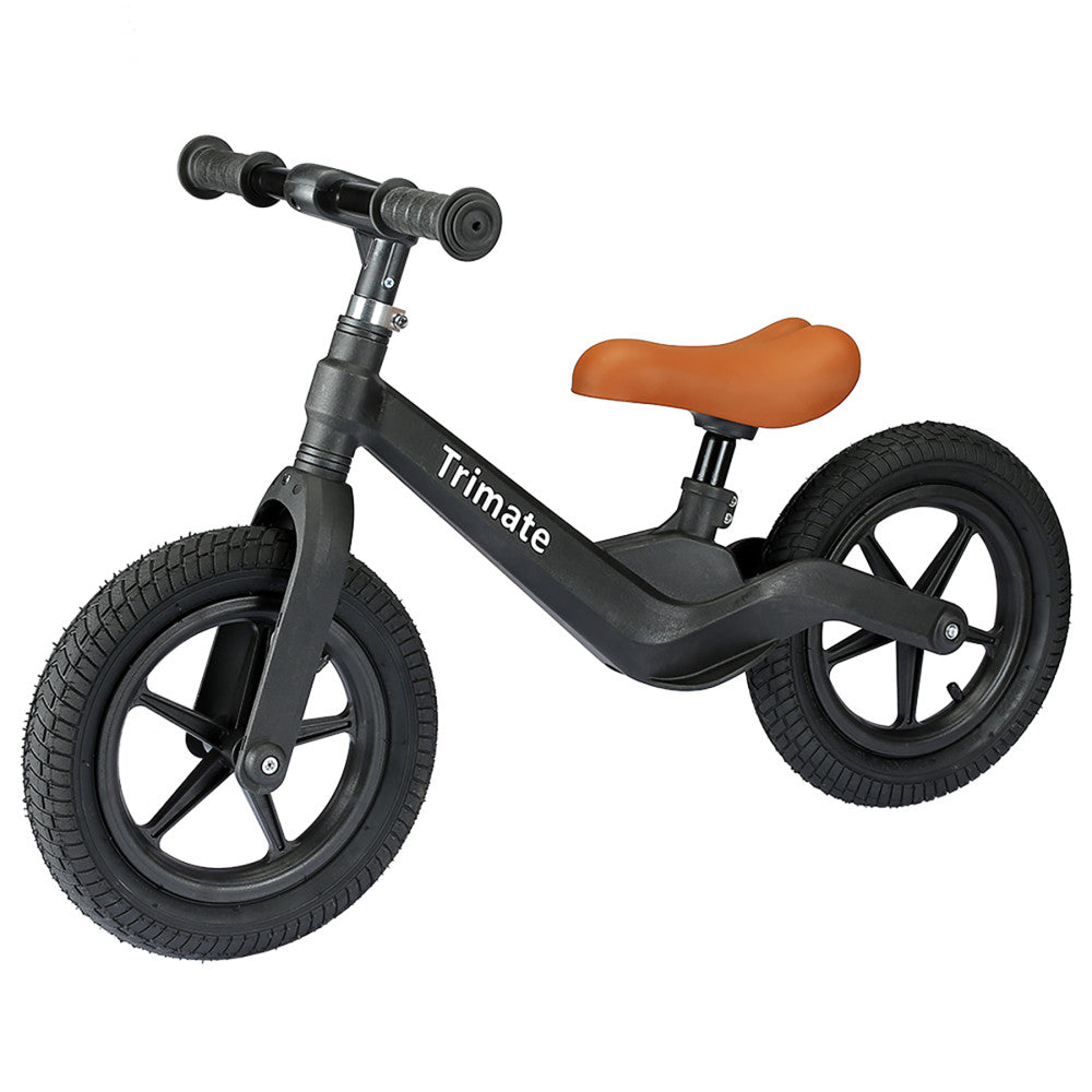 Boys 12 inch Trimate Toddler Balance Sport Bike, Black - No Pedal Bike for 3-5 Year Olds