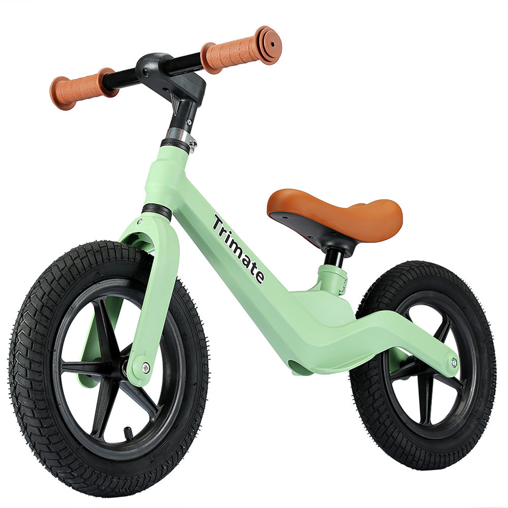 Trimate Toddler Balance Bike, Green - No Pedal Sport Bike for 3-5 Year Old