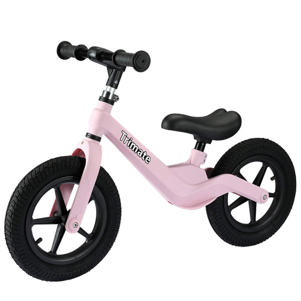 Girls 12 inch Trimate Toddler Balance Bike, Pink - No Pedal Sport Bike