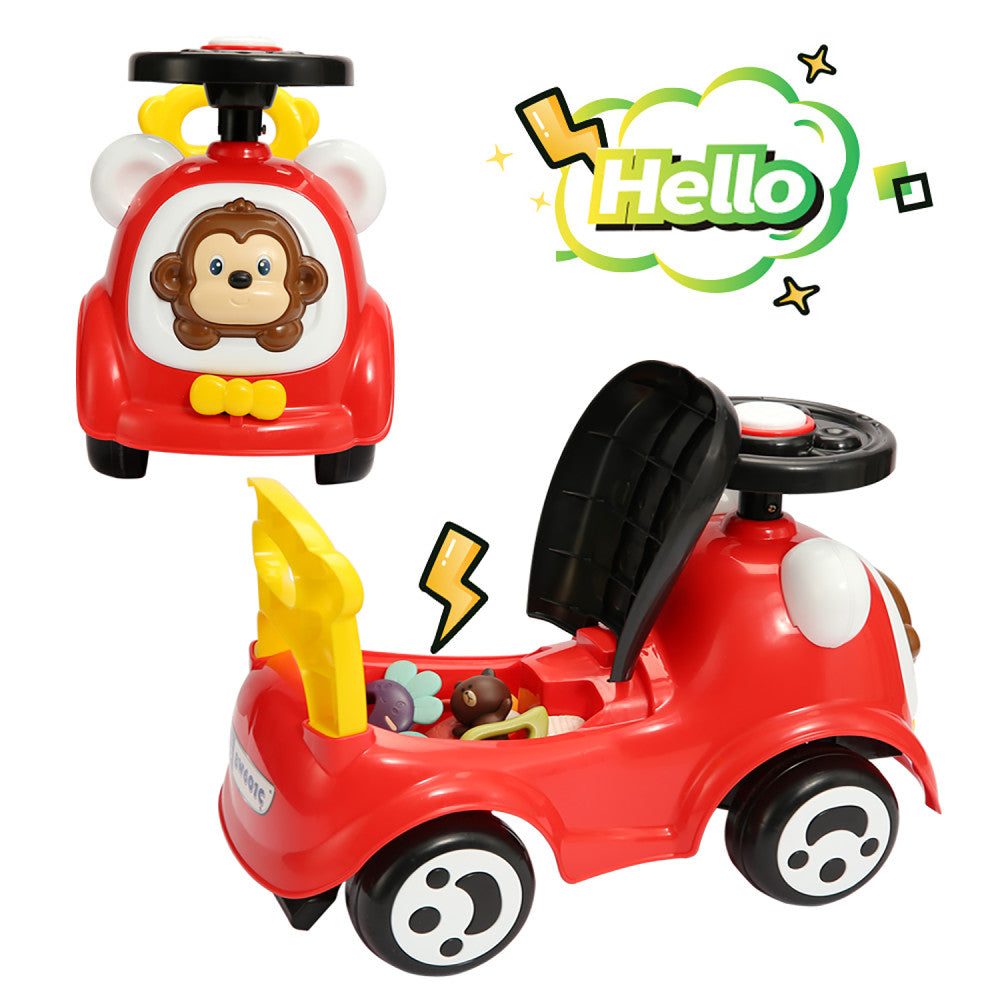 Trimate Interactive Toddler Ride-On Car with Music and Horn, Ages 1-3