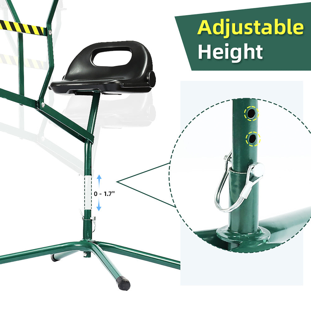 Trimate: Sandbox Excavator - Hunter Green - Metal Outdoor Digging & Lifting Toy