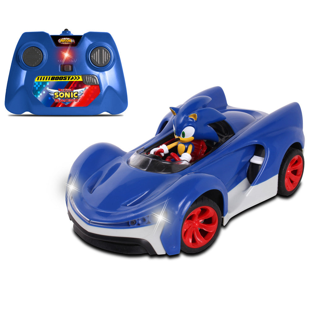 NKOK Sonic Team Racing 2.4 GHz Radio Controlled Car - Sonic The Hedgehog