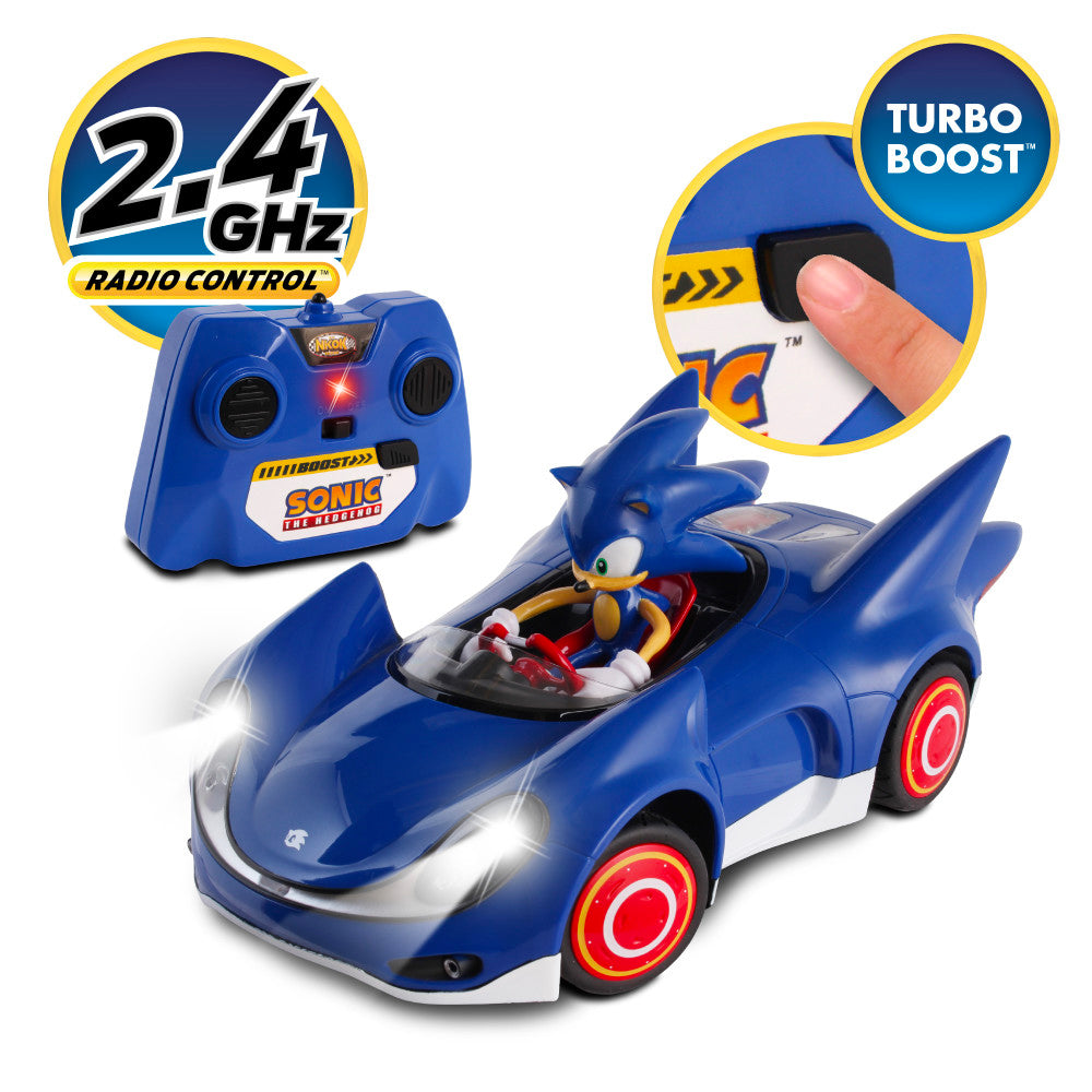 NKOK Sonic R/C High-Speed Racing Car - Blue