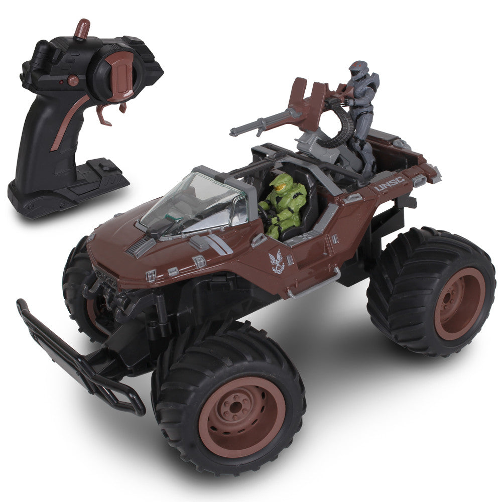 NKOK HALO Infinite RC UNSC Warthog Mud Hog - Master Chief & Spartan - 2.4 GHz Stunt Vehicle