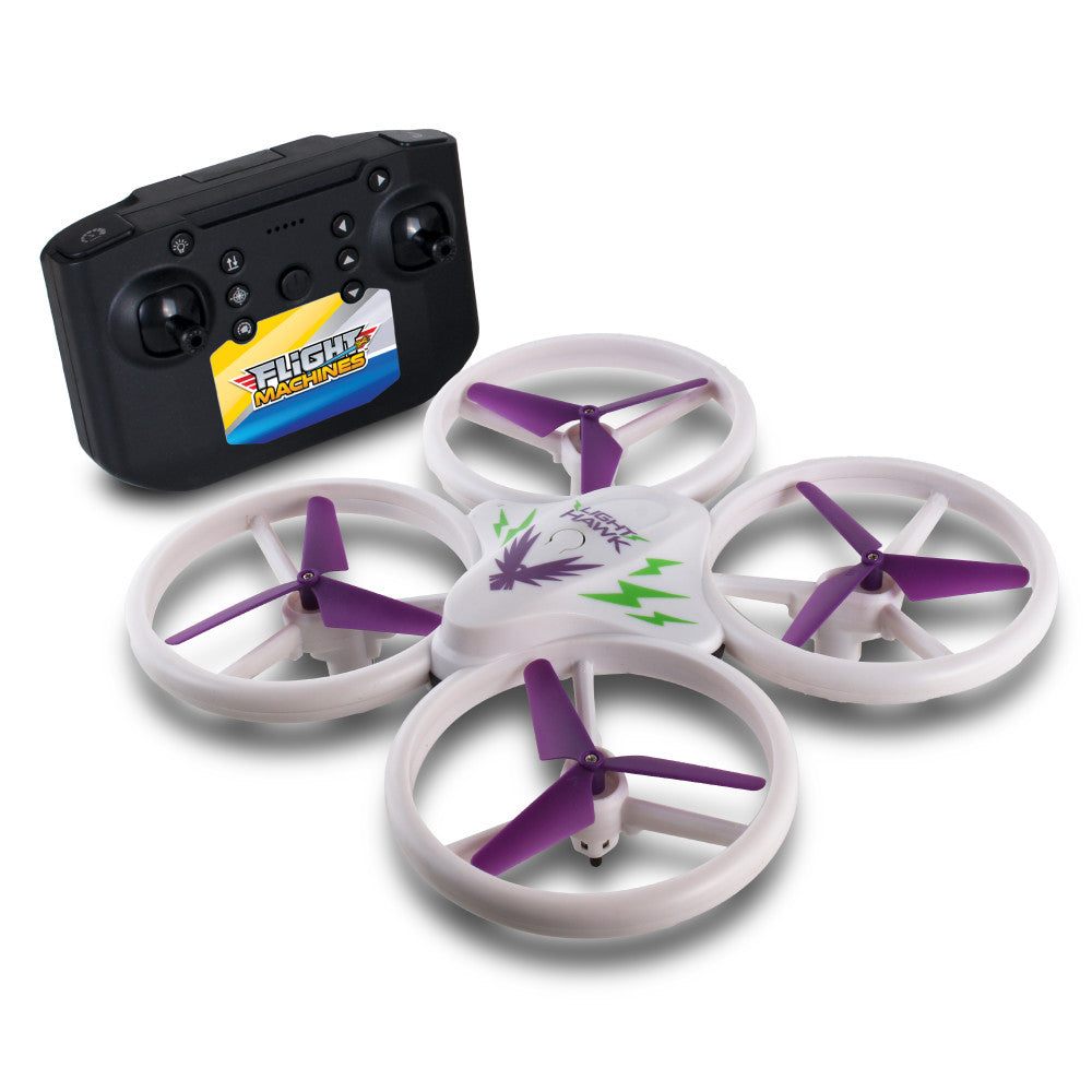 NKOK Fight Machines: 2.4GHz LightHawk Quadcopter - RC Drone for Kids Ages 8+