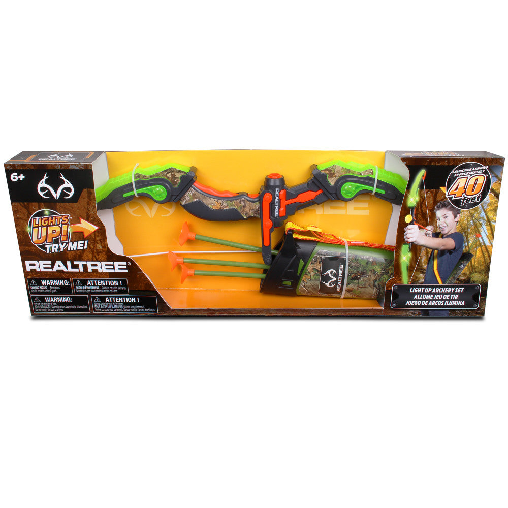 NKOK RealTree Light-Up Archery Set - Green - 24.5"