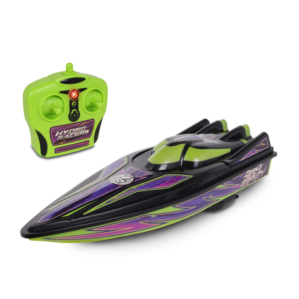 NKOK HydroRacers 2.4GHz RC Speed Boat - Zero Gravity - Green/Purple