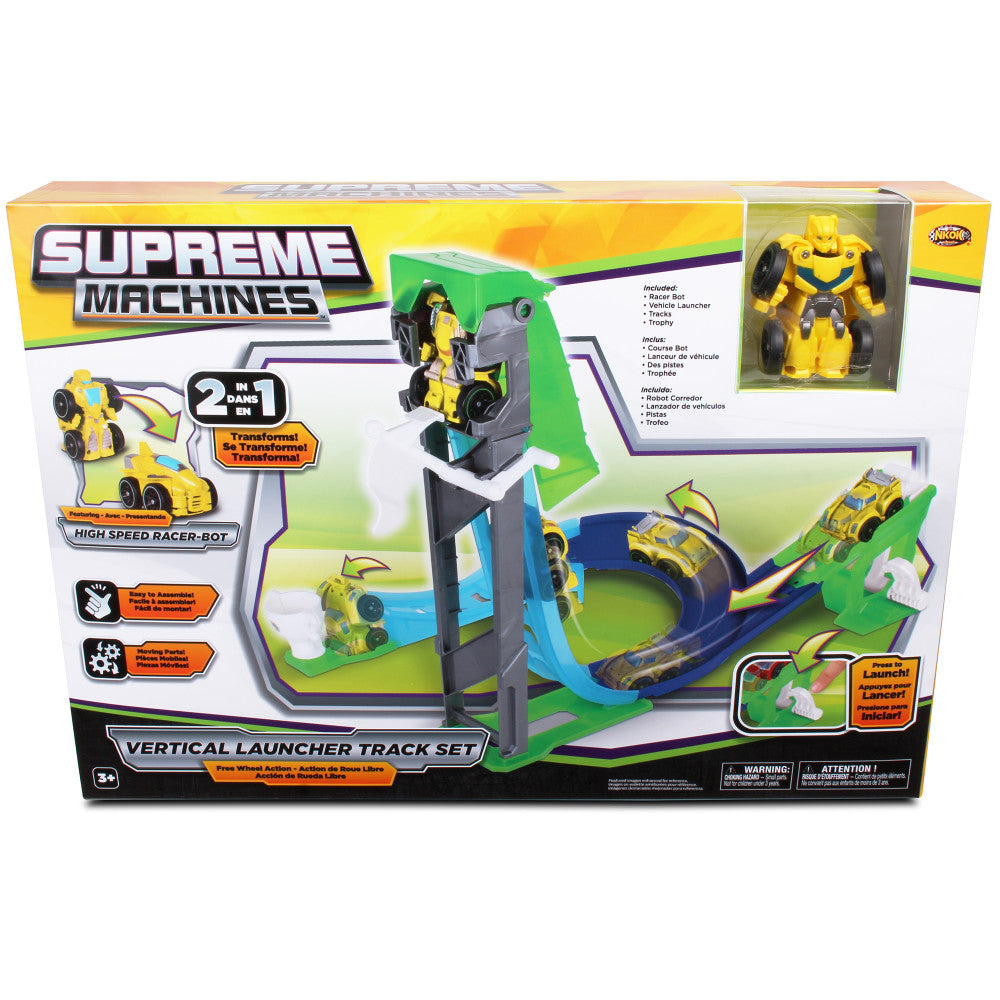 NKOK Supreme Machines Racer-Bot Vertical Launcher Track Set