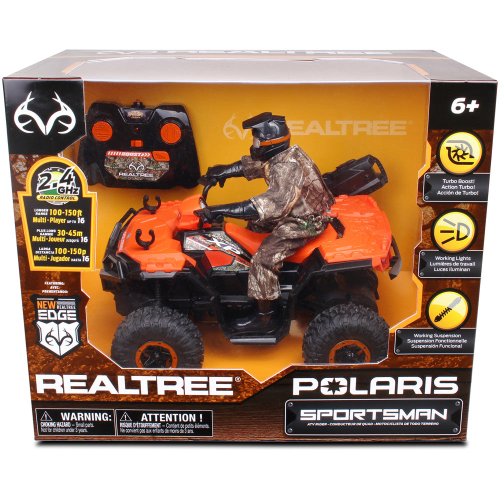 NKOK RealTree Radio Control 1:8 Scale Polaris Sportsman XP ATV