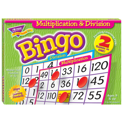 TREND Multiplication & Division Bingo Educational Game