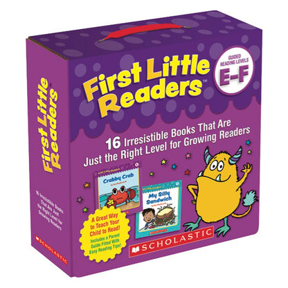 Scholastic First Little Readers Parent Pack: 16-Book Set, Levels E & F