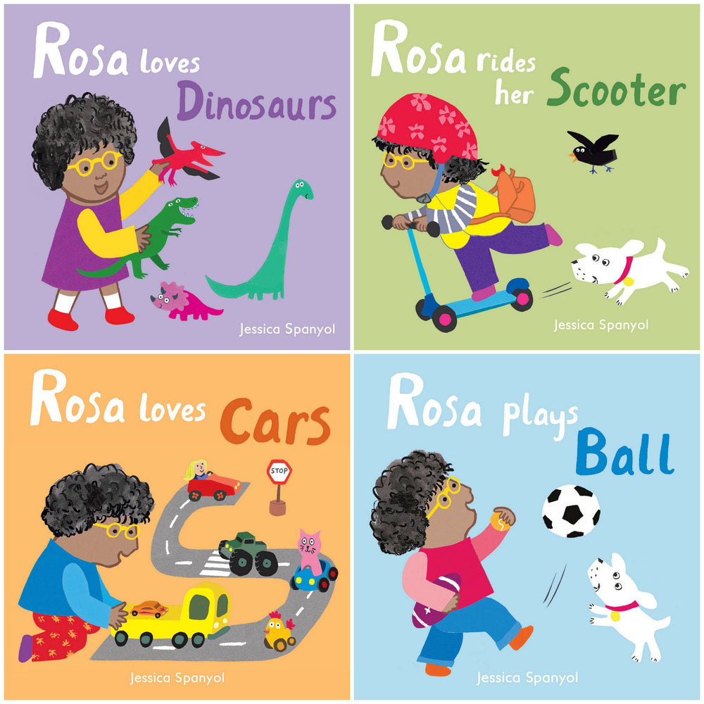 All About Rosa Bilingual Board Book Set, 4 Pieces