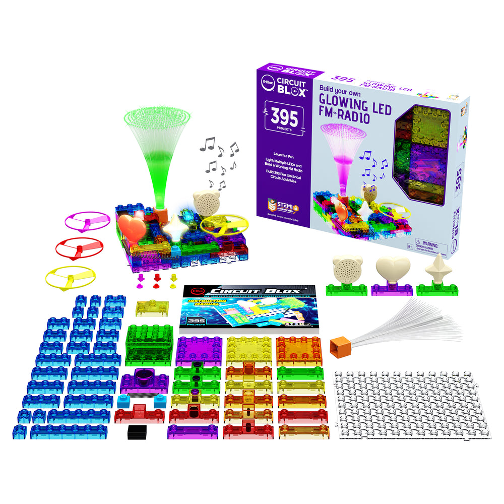 E-Blox Circuit Blox 395 - Interactive STEM Building Blocks Set