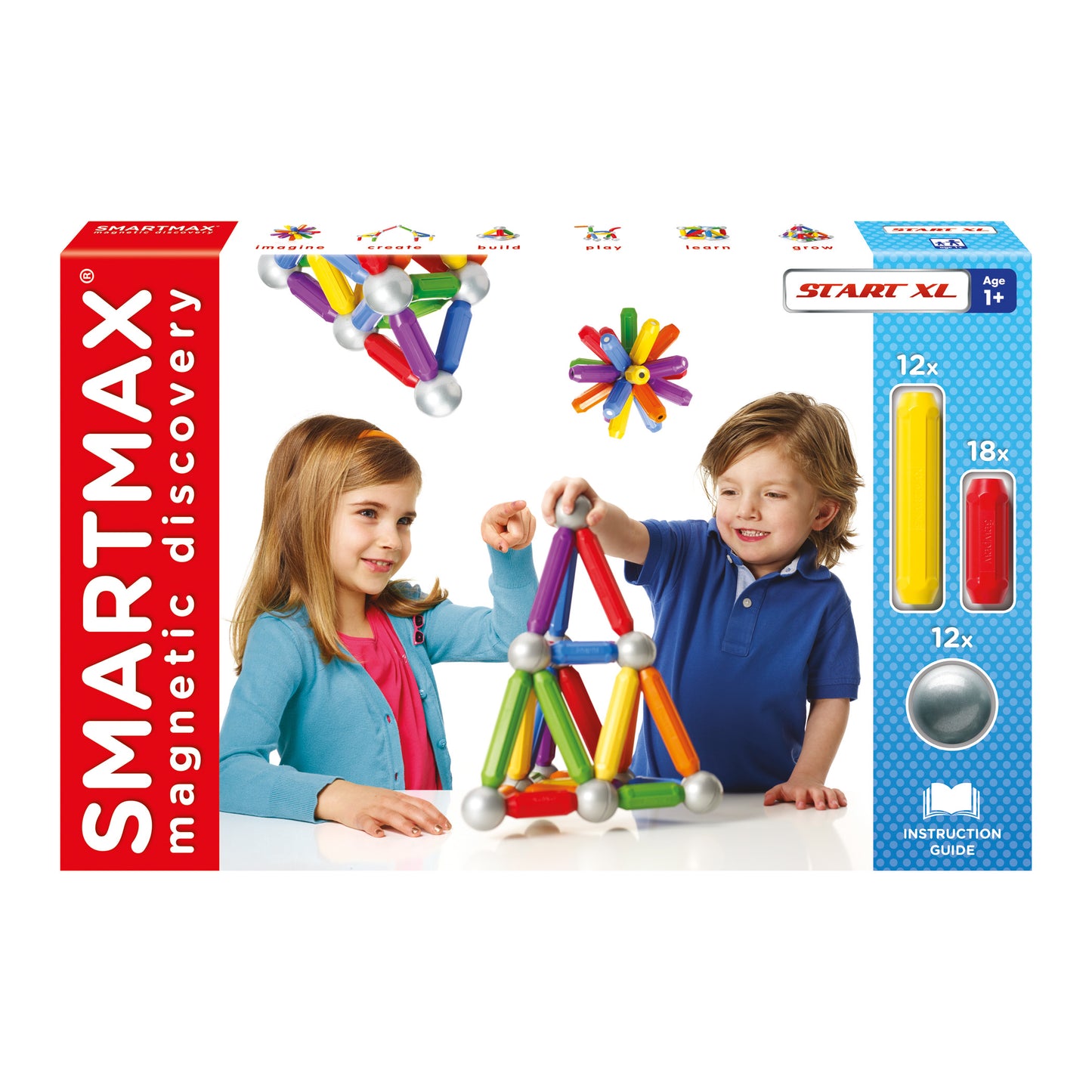 SmartMax 42-Piece Magnetic Discovery Set - Educational Construction Toy