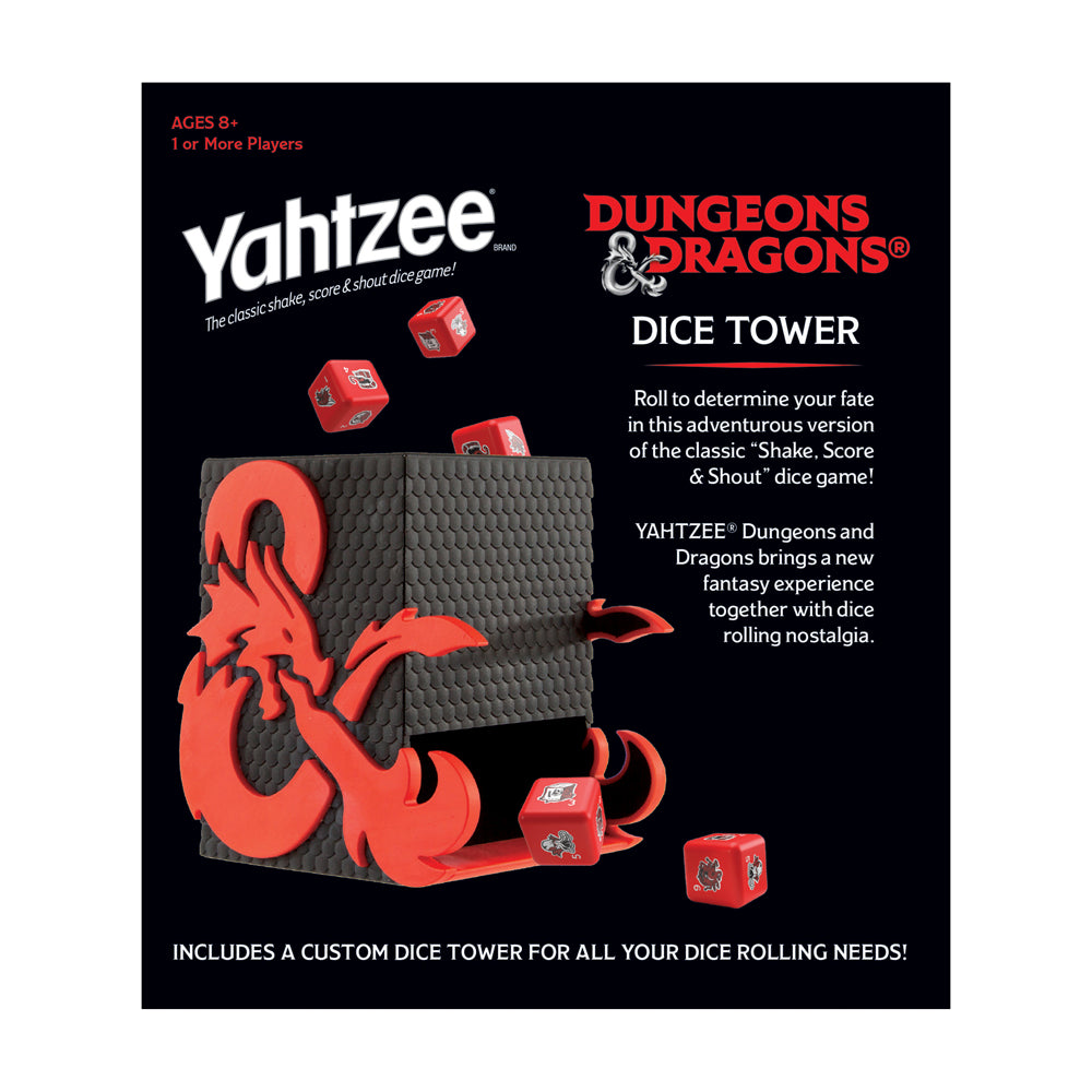 Dungeons & Dragons Yahtzee Dice Tower Game