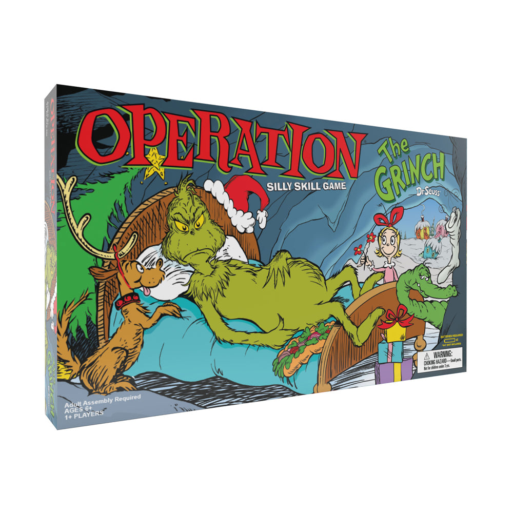 Dr. Seuss The Grinch Edition Operation Board Game