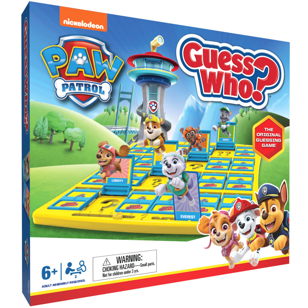 GUESS WHO?: PAW Patrol - Collectible Guessing Board Game, Kids Ages 6+