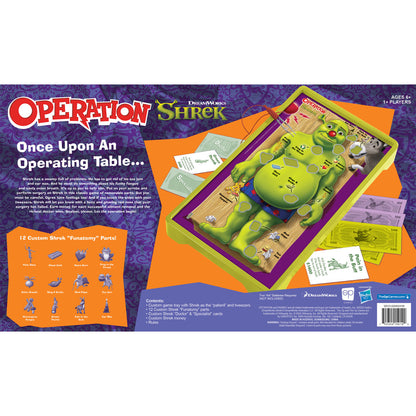 OPERATION :Shrek - Collectible Silly Skill Board Game, Ages 6+, 1+ Players