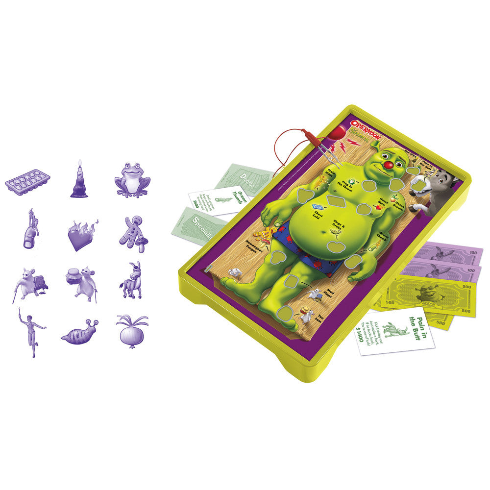 OPERATION :Shrek - Collectible Silly Skill Board Game, Ages 6+, 1+ Players