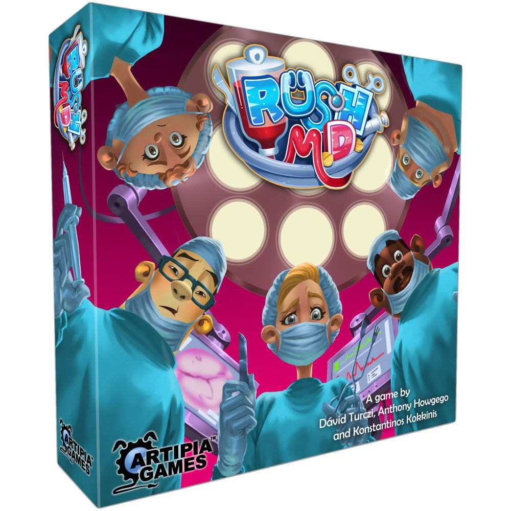 Rush M.D. Cooperative Medical Simulation Board Game by Artipia Games